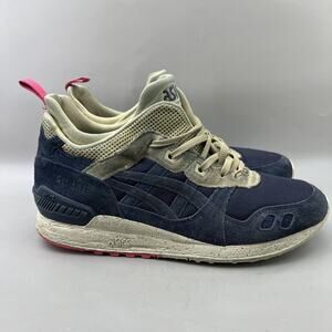 Asics Gel-Lyte III MT Shoes Men Size 10 Beige Blue Retro Running Comfort Sneaker